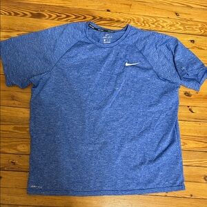 Nike Men's Heather Blue Short Sleeve Tee